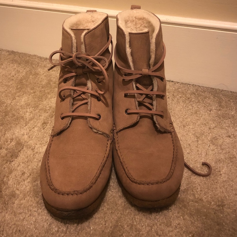 Never before worn winter over ankle boots